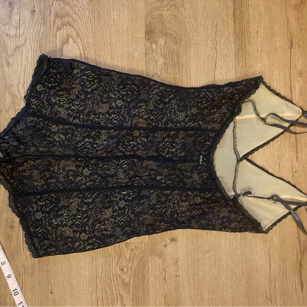 RVCA Black Lace Chemise